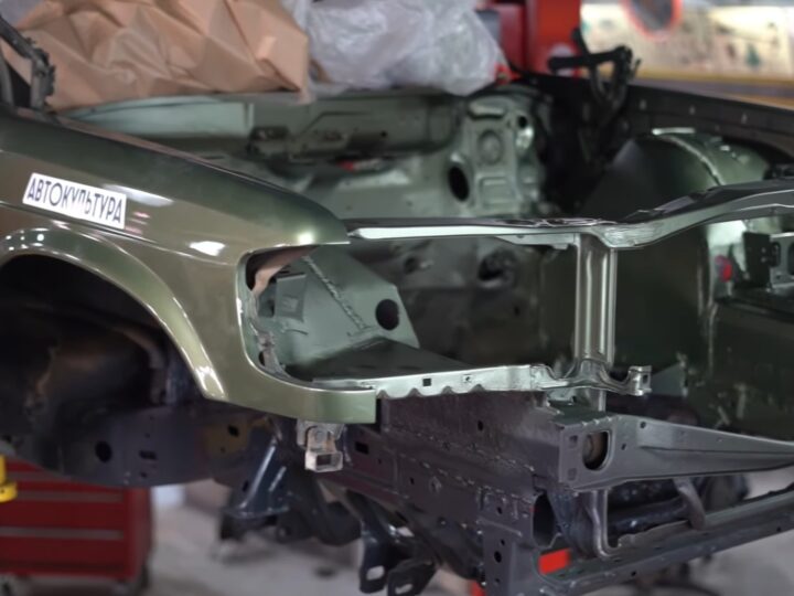 Проект «Т-34»: Хроники безумного кастома, или как скрестить Mercedes W126 с рамой Land Cruiser Prado 150