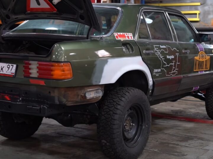 Проект «Т-34»: Хроники безумного кастома, или как скрестить Mercedes W126 с рамой Land Cruiser Prado 150